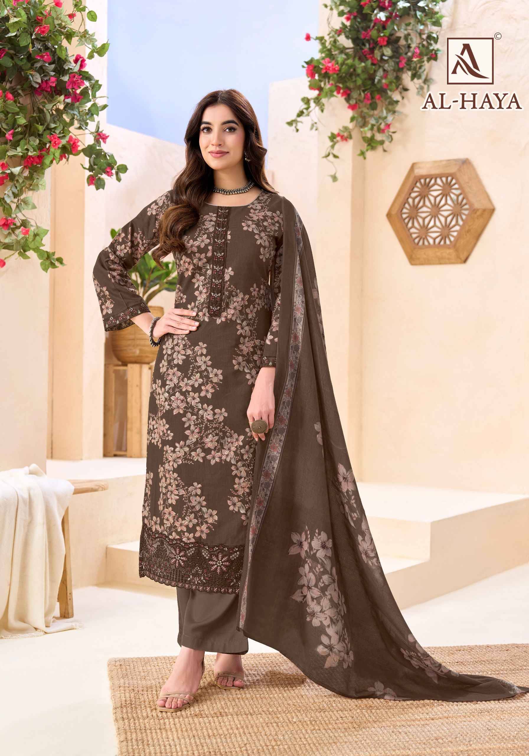 AL-HAYA 1077 Series By Alok 01 to 06 Series Beautiful Stylish Festive Suits Fancy Colorful Casual Wear & Ethnic Wear & Ready To Wear Heavy Cotton Print Dresses At Wholesale Price